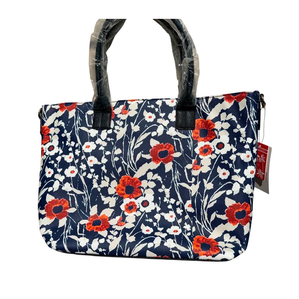 Trina Turk Jardin de Paris Floral Canvas Tote Bag NWT 🌸 - Picture 3 of 14